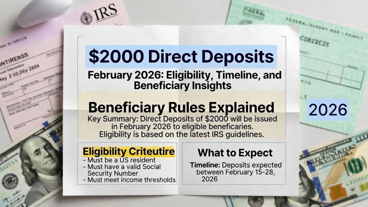 2000 Direct Deposits February