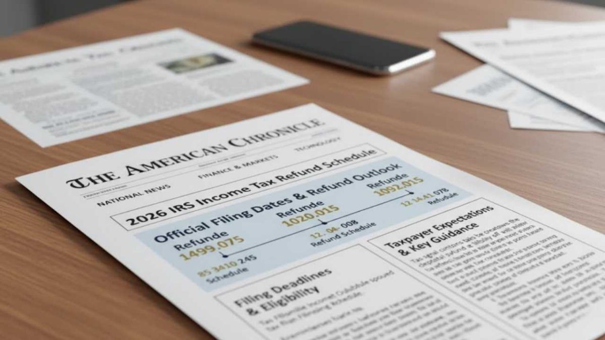 2026 IRS Tax Refund Schedule