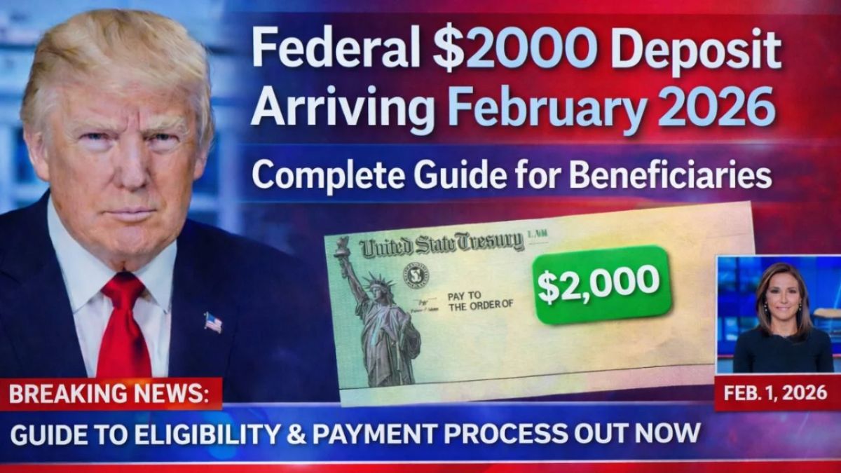 Federal $2000 Deposit Arriving February 2026
