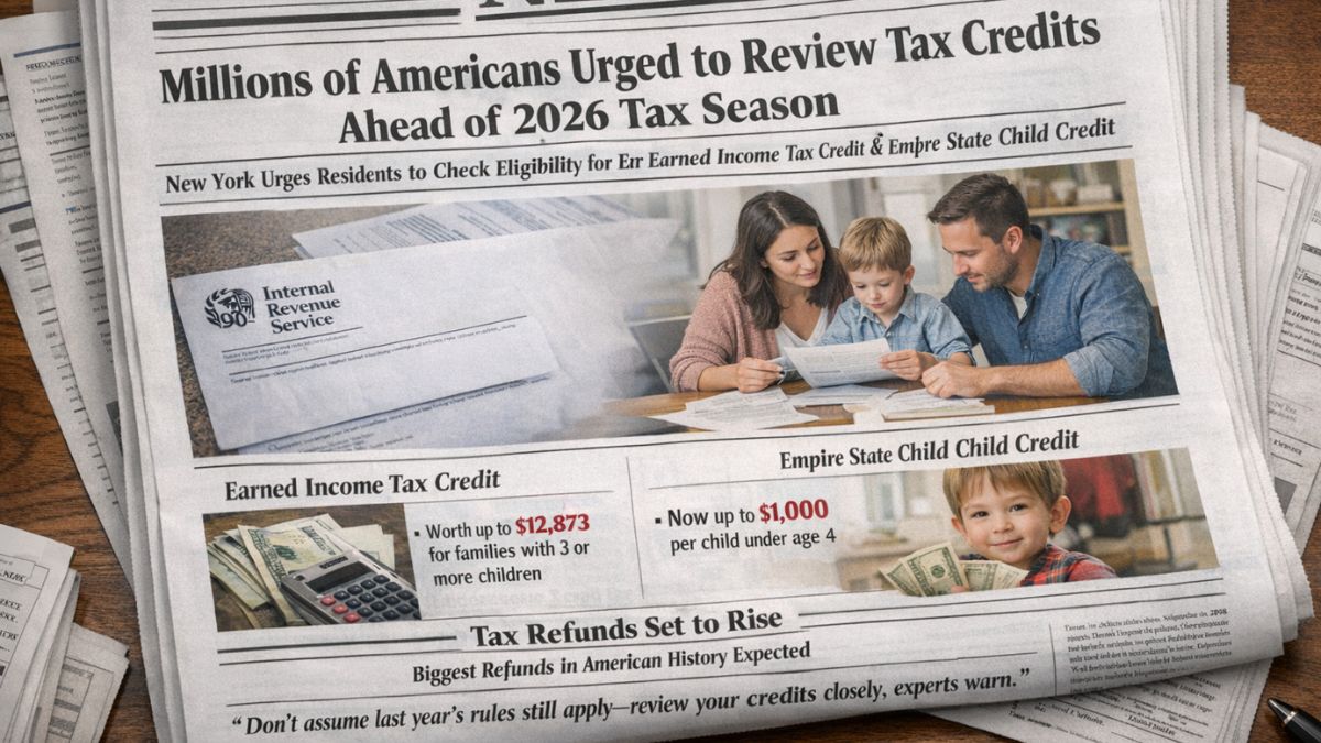 Millions of Americans Urged To Review Tax Credits